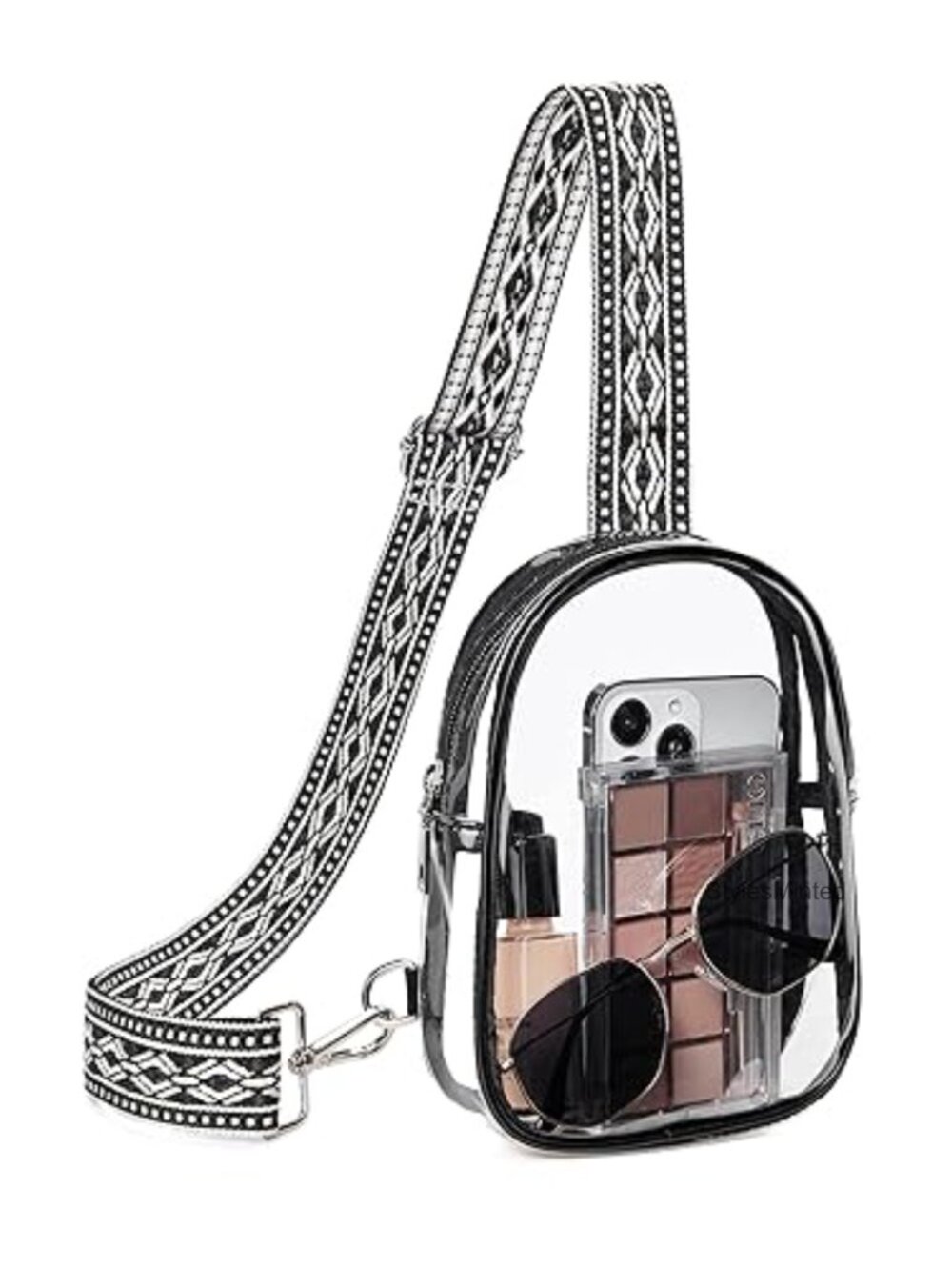 Clear Stadium Approved Sling Bag Women's Crossbody Fanny Pack TPU